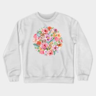 Kittens in flowers II Crewneck Sweatshirt